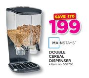 Mainstays Double Cereal Dispenser