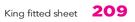 Design Studio King Fitted Sheet