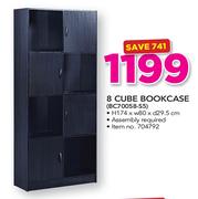 8 Cube Bookcase BC70058-S5-H174 x W80 x D29.8cm