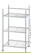 Mainstays 3 Tier Steel Shelf Chrome Includes Hardware For Installation
