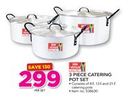 Bon Voyage 3 Piece Catering Pot Set-Per Set