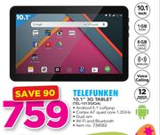 Telefunken 10.1" 3G Tablet TEL-1013GIQA