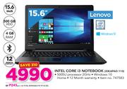 Lenovo Intel Core i3 Notebook IDEAPAD 110