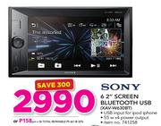 Sony 6.2" Screen Bluetooth USB XAV-W630BT
