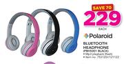 Polaroid Bluetooth Headphone PBH5001 BLACK-Each
