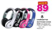 Volkano Rhythem Over Ear VK-20000-WT-Each