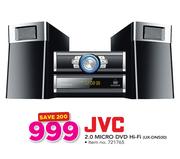 JVC 2.0 Micro DVD Hi-Fi UX-DN500