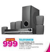 Telefunken 5.1 Channel DVD Home Theatre THT-6000HDMIA