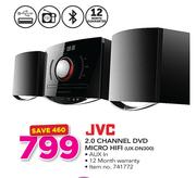 JVC 2.0 Channel DVD Micro HiFi UX-DN300
