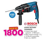 Bosch 650W Rotary Hammer