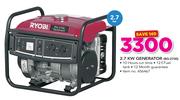 Ryobi 2.7Kw Generator RG-2700