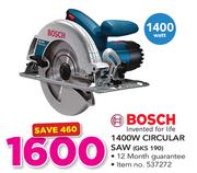 Bosch 1400W Circular Saw GKS 190
