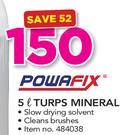 Powafix 5Ltr Turps Mineral