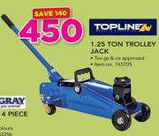 Topline 1.25 Ton Trolley Jack