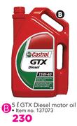 Castrol 5Ltr GTX Diesel Motor Oil