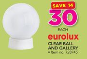 Eurolux Clear Ball & Gallery