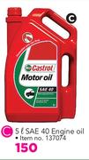 Castrol 5Ltr SAE 40 Engine Oil