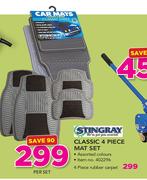 Stingray Classic 4 Piece Mat Set-Per Set