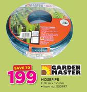 Garden Master Hosepipe-30m x 12mm