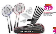 Donnay 4 Player Badminton Set-Per Set