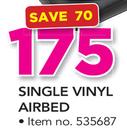 Out&About Single Vinyl Airbed