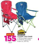 Camp Master Classic 200 Chair-Each