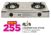 Alva 2 Burner Gas Stove