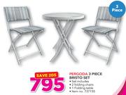Pergoda 3 Piece Bristo Set