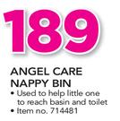 Angel Care Nappy Bin