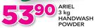 Ariel Handwash Powder-3Kg