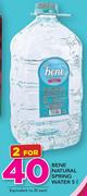Bene Natural Spring Water-2x5Ltr