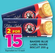 Bakers Blue Label Marie Biscuit-2x200g