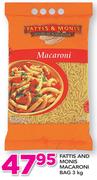 Fattis And Monis Macaroni Bag-3Kg