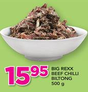 Big Rexx Beef Chilli Biltong-500g