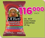 Ol'Roy Dog Food Assorted-25Kg