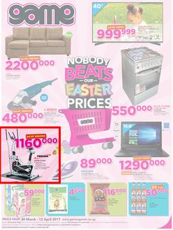 Game Uganda : Nobody Beats Our Easter Prices (30 Mar - 12 Apr 2017), page 1
