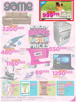Game Uganda : Nobody Beats Our Easter Prices (30 Mar - 12 Apr 2017), page 1