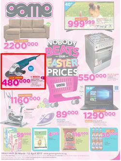 Game Uganda : Nobody Beats Our Easter Prices (30 Mar - 12 Apr 2017), page 1
