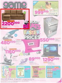Game Uganda : Nobody Beats Our Easter Prices (30 Mar - 12 Apr 2017), page 1