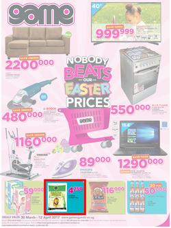 Game Uganda : Nobody Beats Our Easter Prices (30 Mar - 12 Apr 2017), page 1