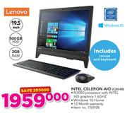 Lenovo Intel Celeron AIO C20-00 Includes Mouse & Keyboard
