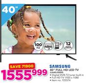Samsung 40" Full HD LED TV UA40J5000