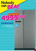 Samsung 540Ltr Side By Side Silver Fridge RSA1STMG