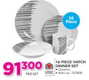 Always Home 16 Piece Hatch Dinner Set-Per Set
