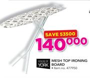 House Of York Mesh Top Ironing Board