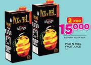 Pick N Feel Fruit Juice-2x1Ltr