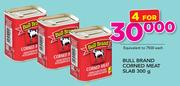 Bull Brand Corned Meat Slab-4x300g