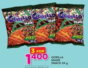 Gorilla Maize Snack-3x24g