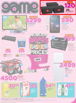 Game Zambia : Nobody Beats Our Easter Prices (13 Apr - 25 Apr 2017), page 1