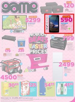 Game Zambia : Nobody Beats Our Easter Prices (13 Apr - 25 Apr 2017), page 1